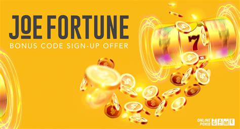 joe fortune bonus code.